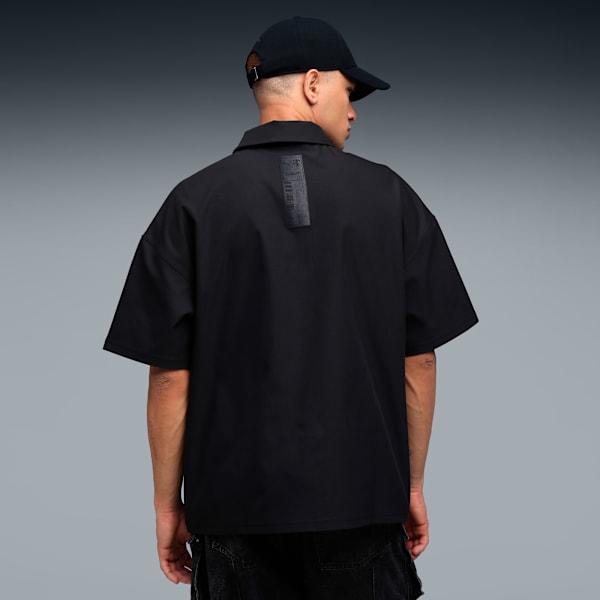 Ferrari Premium Men’s Regular Fit Motorsport Polo, PUMA Black, extralarge-IND