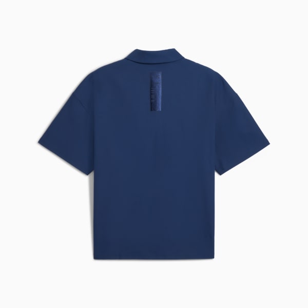 Ferrari Premium Men’s Regular Fit Motorsport Polo, Persian Blue, extralarge-IND