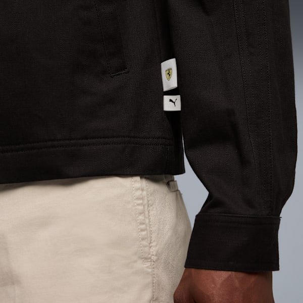 Ferrari Lifestyle Men's Relaxed Fit Motorsport Jacket, PUMA Black, extralarge-IND
