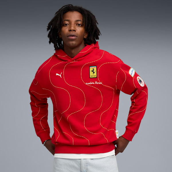 Scuderia Ferrari Monza Men's Hoodie, Rosso Corsa, extralarge