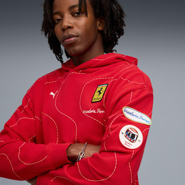 Scuderia Ferrari Monza Men's Hoodie, Rosso Corsa, extralarge