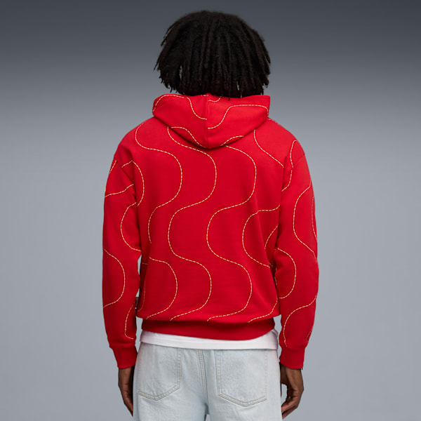 Scuderia Ferrari Monza Men's Hoodie, Rosso Corsa, extralarge