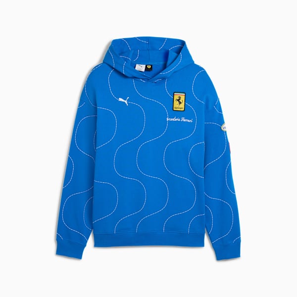 Scuderia Ferrari HP Monza Men's Hoodie, Steer Blue, extralarge-IND