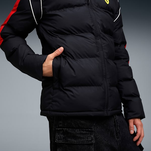 Ferrari MT7 Ecolite Men's Hooded Puffer Jacket, PUMA Black, extralarge-IND