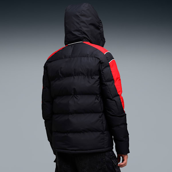 Ferrari MT7 Ecolite Men's Hooded Puffer Jacket, PUMA Black, extralarge-IND