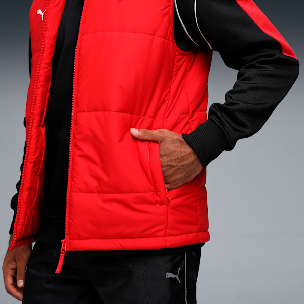 Ferrari MT7 Men's Sleeveless Padded Vest, Rosso Corsa, extralarge-IND