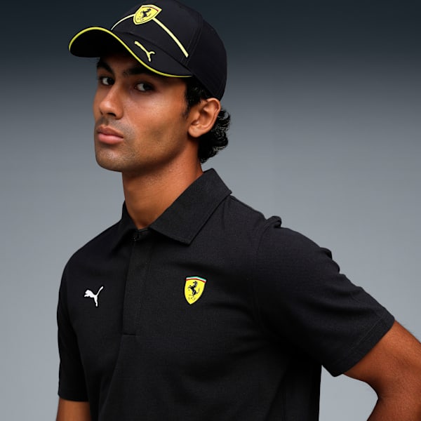 Ferrari Sportswear Men's Regular Fit Polo, PUMA Black, extralarge-IND