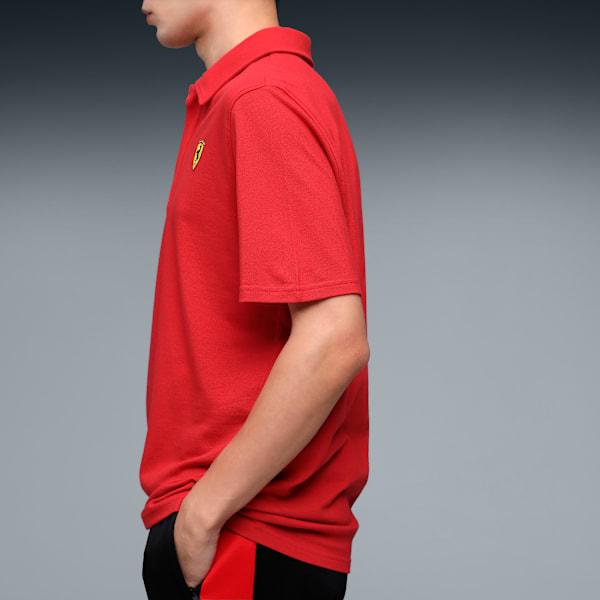 Ferrari Sportswear Men's Regular Fit Polo, Rosso Corsa, extralarge-IND