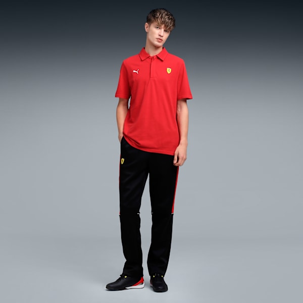Ferrari Sportswear Men's Regular Fit Polo, Rosso Corsa, extralarge-IND