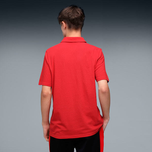 Ferrari Sportswear Men's Regular Fit Polo, Rosso Corsa, extralarge-IND