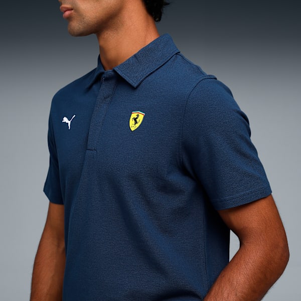 Ferrari Sportswear Men's Regular Fit Polo, Persian Blue, extralarge-IND