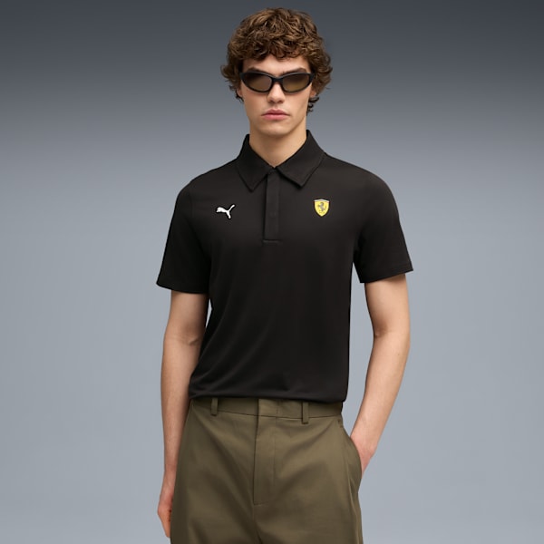 Scuderia Ferrari Sportswear CLOUDSPUN Polo Men, PUMA Black, extralarge