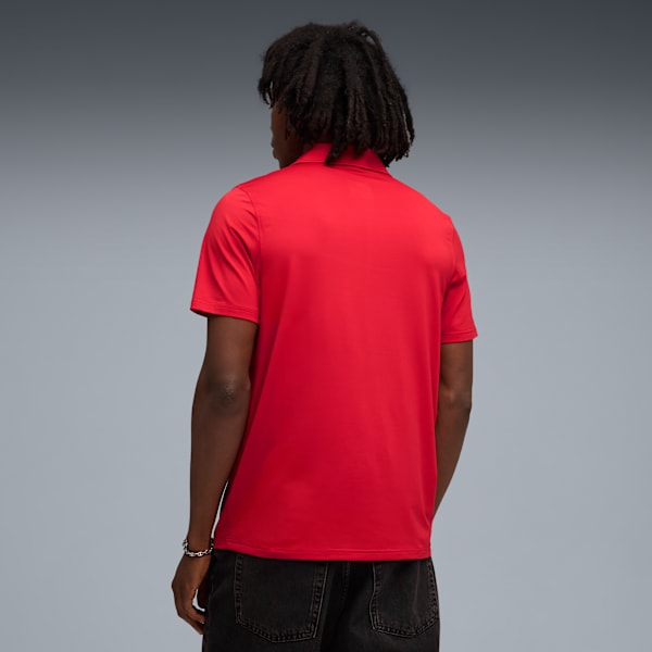 Scuderia Ferrari Sportswear CS Polo Men, Rosso Corsa, extralarge