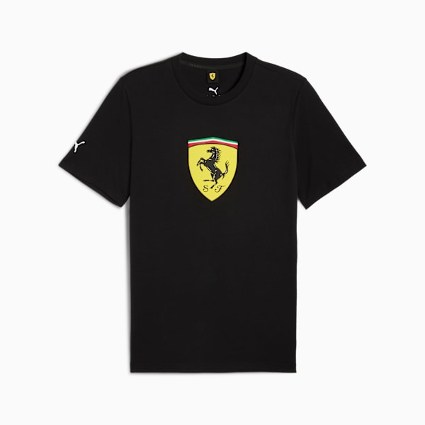 Ferrari Colored Shield Tee Men, PUMA Black, extralarge