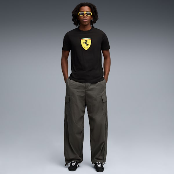 Ferrari Colored Shield Tee Men, PUMA Black, extralarge