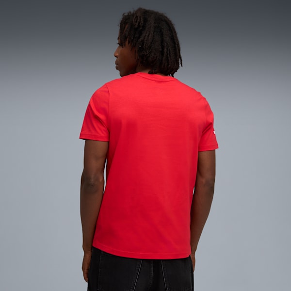 Scuderia Ferrari Sportswear Coloured Shield Tee Men, Rosso Corsa, extralarge