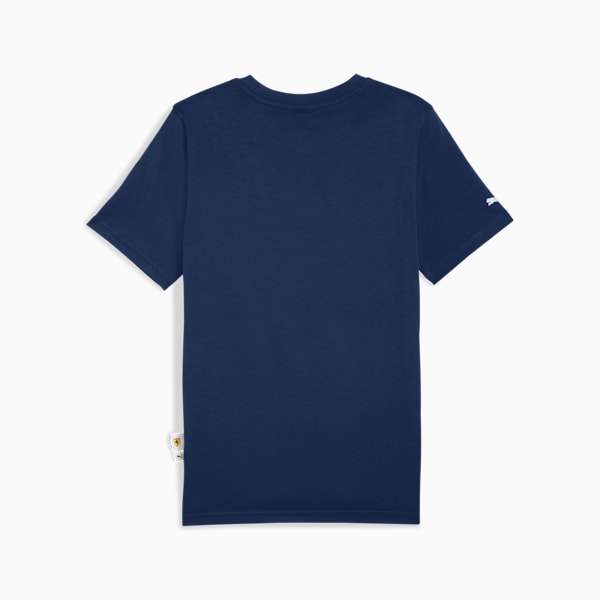 Ferrari Tonal Shield Tee Men, Persian Blue, extralarge