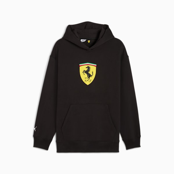 Sudadera Scuderia Ferrari Shield para hombre, PUMA Black, extralarge