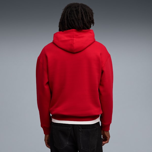 Sudadera Scuderia Ferrari Shield para hombre, Rosso Corsa, extralarge