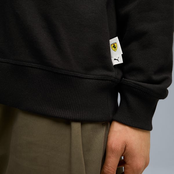 Scuderia Ferrari Sportswear Shield Crew Men, PUMA Black, extralarge
