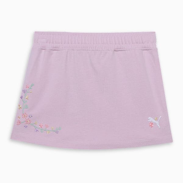 FLOWER FARM Youth Girl's Above-Knee Casual Skirt, Rose Mauve, extralarge-IND