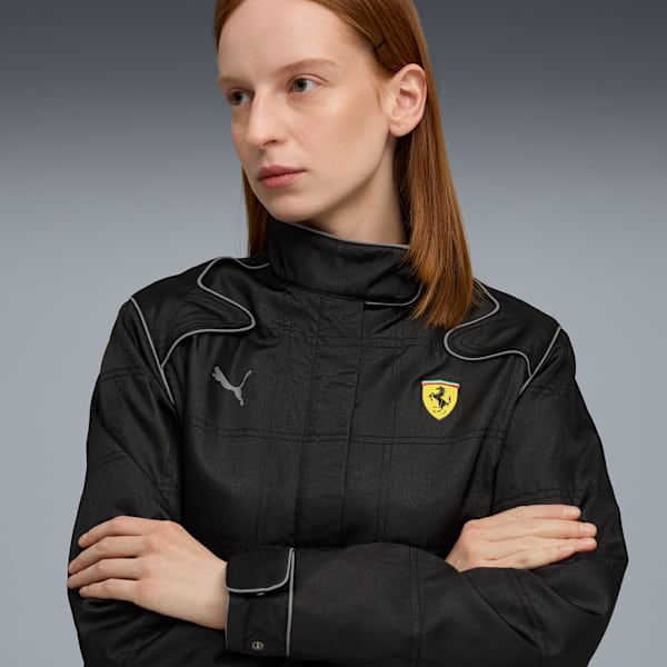 Scuderia Ferrari HP Premium Jacket Women, PUMA Black, extralarge