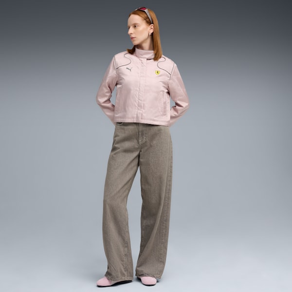Scuderia Ferrari HP Premium Jacket Women, Mauve Mist, extralarge