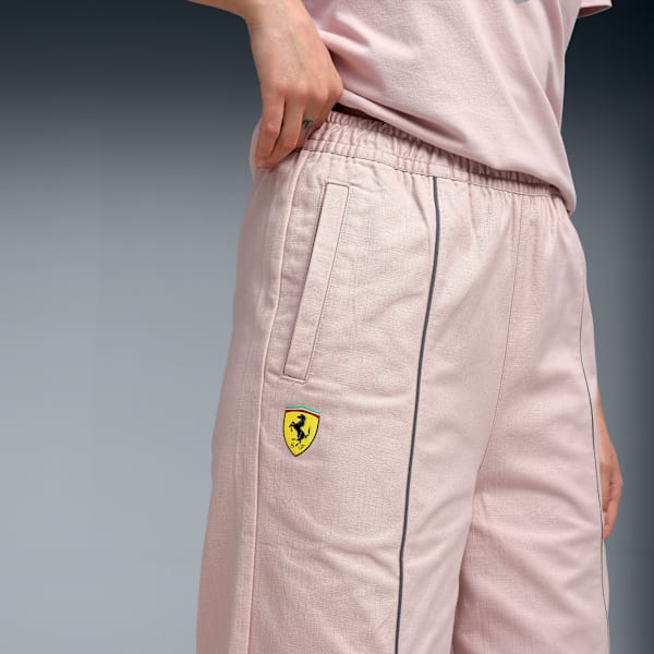 Scuderia Ferrari HP Women's Premium Woven Pants, Mauve Mist, extralarge-IND