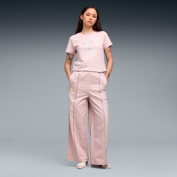 Scuderia Ferrari HP Women's Premium Woven Pants, Mauve Mist, extralarge-IND