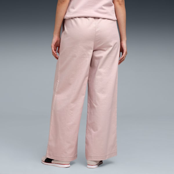 Scuderia Ferrari HP Women's Premium Woven Pants, Mauve Mist, extralarge-IND