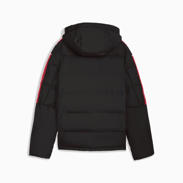 Ferrari Kids’ Full Zip Classic T7 Puffer Jacket, PUMA Black, extralarge-IND