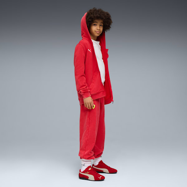 Veste de sport à capuchon Ferrari Enfant et adolescent, Rosso Corsa, extralarge