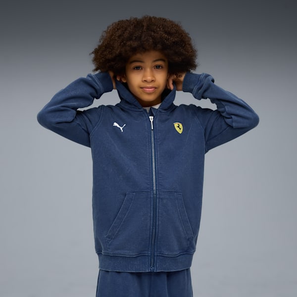 Ferrari Kids Hooded Sweat JK Youth, Persian Blue, extralarge