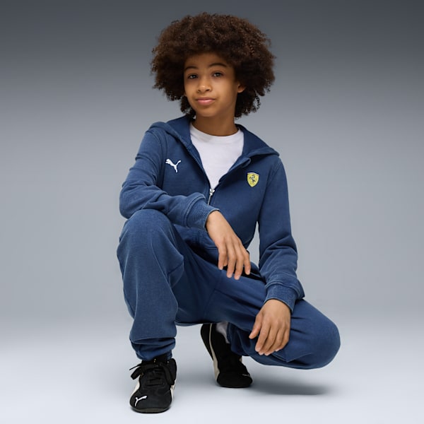 Ferrari Kids Hooded Sweat JK Youth, Persian Blue, extralarge