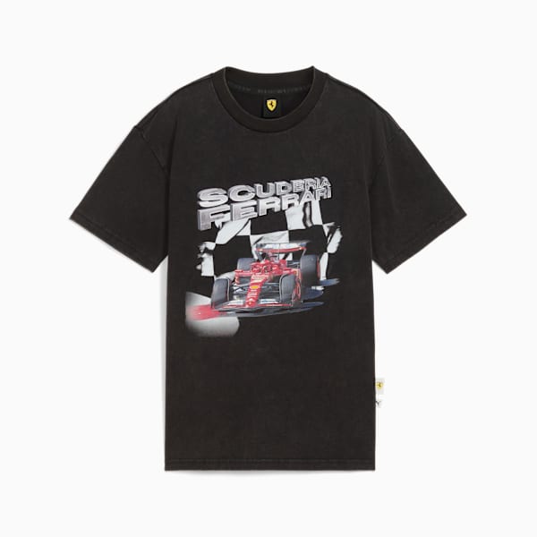 Ferrari Sportswear Tee Youth, PUMA Black, extralarge