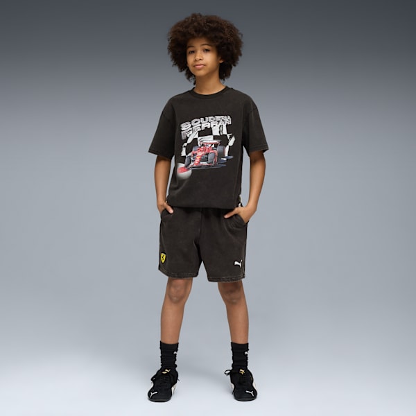 Ferrari Sportswear Tee Youth, PUMA Black, extralarge