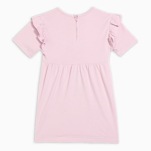 FLOWER FARM Youth Girl's Knee-Length Casual Dress, Rose Mauve, extralarge-IND