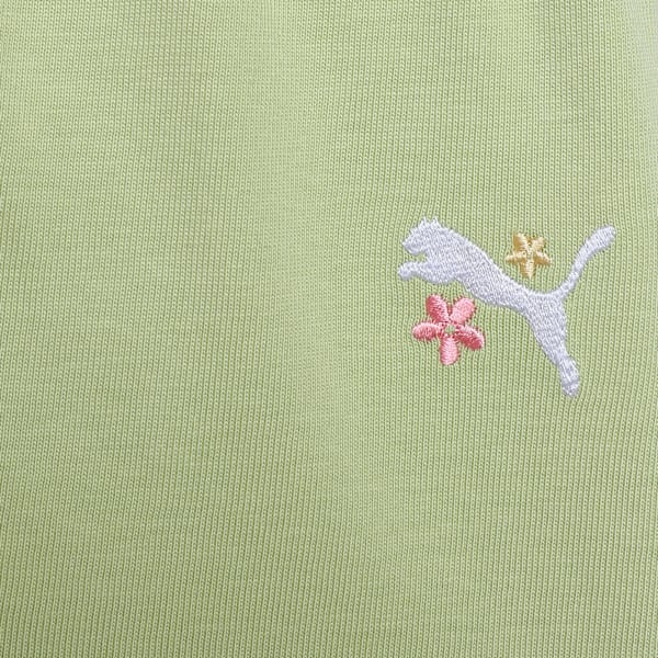 FLOWER FARM Girl's Above-Knee Casual Skirt, Pistachio Green, extralarge-IND