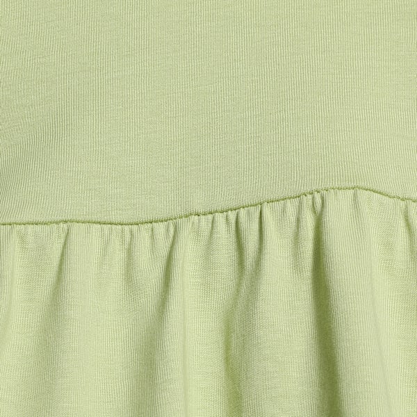 FLOWER FARM Girls Knee-Length Casual Dress, Pistachio Green, extralarge-IND