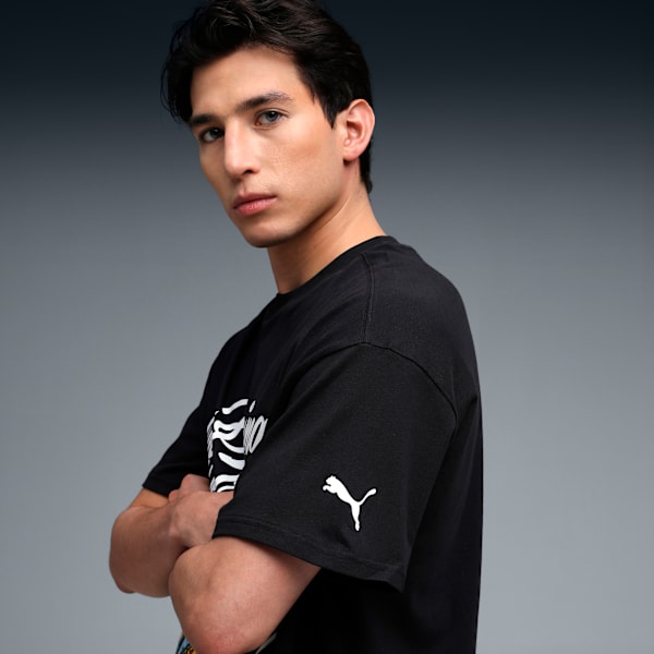 Commissioner Dylan Men's Oversized Tee IV, PUMA Black, extralarge-IND