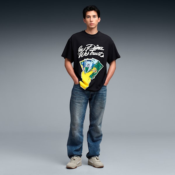 Commissioner Dylan Men's Oversized Tee IV, PUMA Black, extralarge-IND