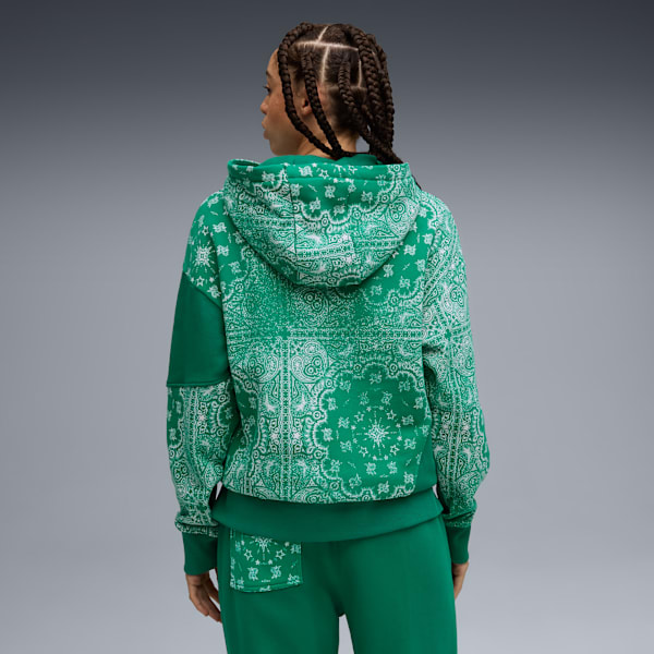 Shooting Stars Hoodie Women, Wild Green, extralarge