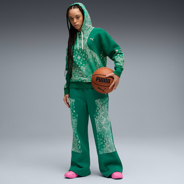 Shooting Stars Hoodie Women, Wild Green, extralarge