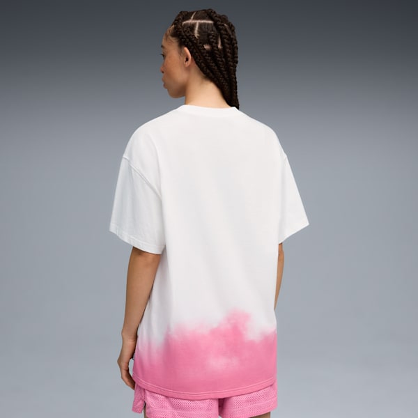 Shooting Stars Oversized Basketball Tee III, PUMA White, extralarge-IND