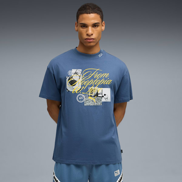 Hooptopia FHWL Tee Men, Dark Indigo, extralarge