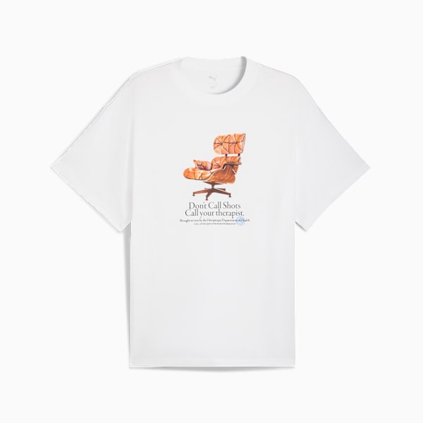 Hooptopian Health Tee Men, PUMA White, extralarge