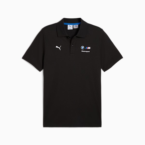 BMW M Motorsport Jacquard Polo Men, PUMA Black, extralarge