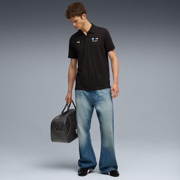 BMW M Motorsport Jacquard Polo Men, PUMA Black, extralarge