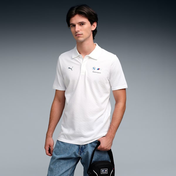 BMW MMS Men’s Precision-Inspired Polo, PUMA White, extralarge-IND