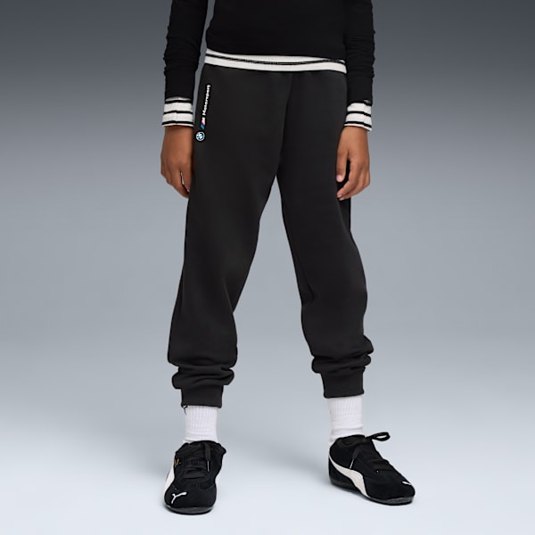 BMW M Motorsport Essentials Pants Youth, PUMA Black, extralarge